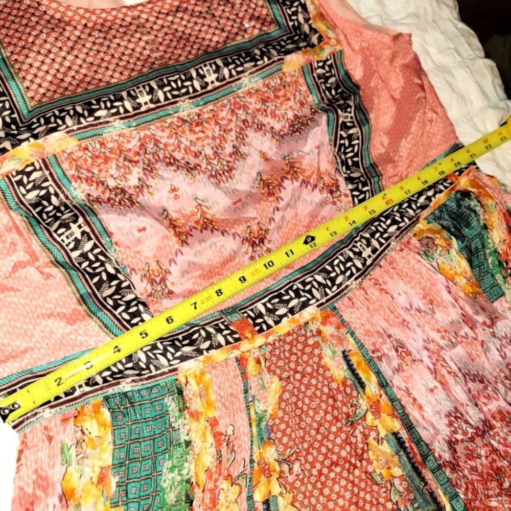 Anthropologie Bhanuni Jyoti Alessandra Maxi Dress 20W embroidered, beaded, gorg. - Picture 5 of 6